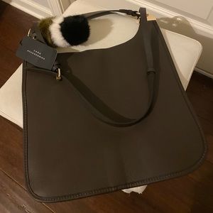 NWT ZARA Medium Shoulder Bag with Bag Charm